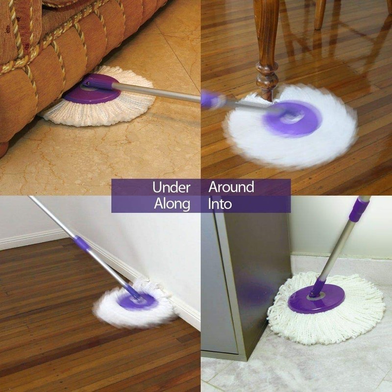3 Pack Spin Mop Replacement Head for Hurrica, Mopnad, Cassabel