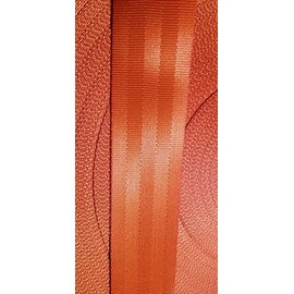 MTP 2" 5 cm x 5 Yards (Orange) Seat-Belt Polyester Webbing Strap Repair 5 Panel 5000 lbs 5 Panel (2" x 5 Yards, Orange)