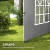 Outsunny Gazebo Side Panels with Window for 3x3(m) or 3x4m