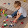 Set of 4 Mini Tractor Toy Cars, Tractor Set with