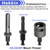 Hakkin 0.8-10mm Keyless Drill Chuck Adapter, 3/8-24UNF Capacity Mount with