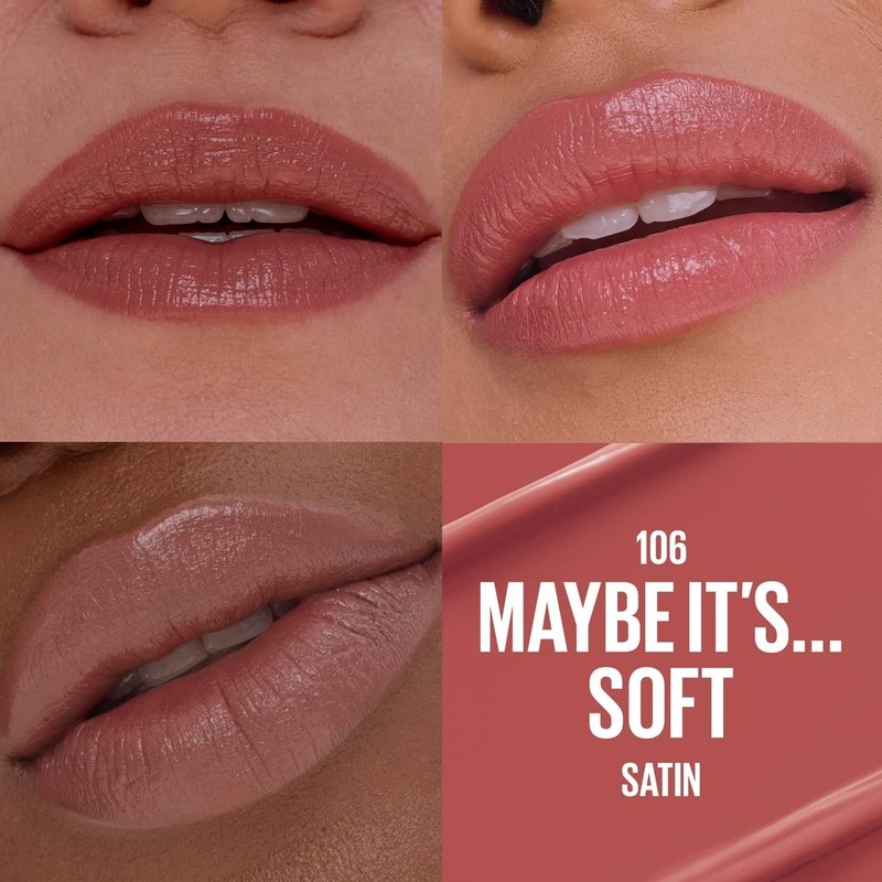 Maybelline Serum Lipstick Labial en Barra Hidratante Satin Maybe Its