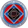 NA Coin "No Matter What Club", Narcotics Anonymous Medallion