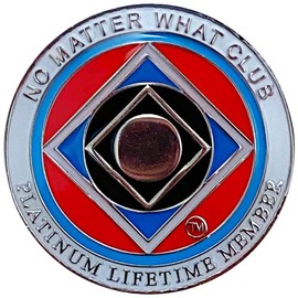 NA Coin "No Matter What Club", Narcotics Anonymous Medallion