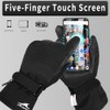 Achiou - Guantes de esquí de nieve para invierno, cálido,