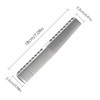 HelloCreate Salon Professional Combs, Aviation Aluminum Comb, Heat Resistant Anti