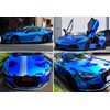 NewL Glossy Blue Vinyl Wrap for Car, Bike, Motorcycle, 30