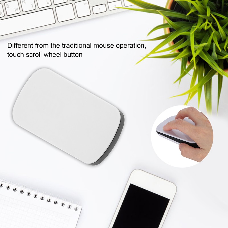 Wireless Mouse Touch Scroll Portable Computer Peripheral Supplies 2.4Ghz Laptop