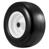 13x6.50-6 Flat Free Tire and Wheel 2 Pack, Solid Smooth