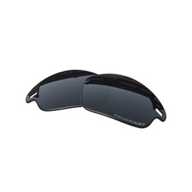 OOWLIT Replacement Sunglass Lenses for Oakley Fast Jacket OO9097 Black Dark Gery Polarized