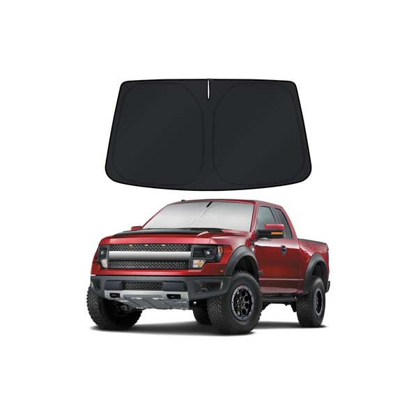 Car Sun Shade for 2009-2014 Ford F150 Accessories Windshield Sunshade