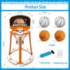 TALGIC Pool Basketball Hoop with Backboard, Floating Basketball Hoop for