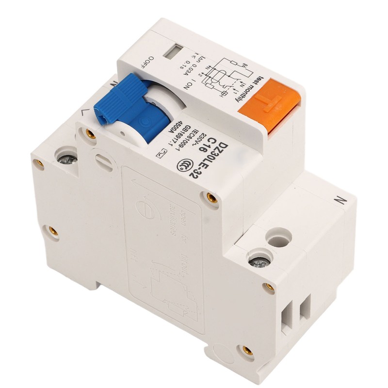 Miniature Circuit Breaker Overload Air Switch Leakage Protection Switch 16A
