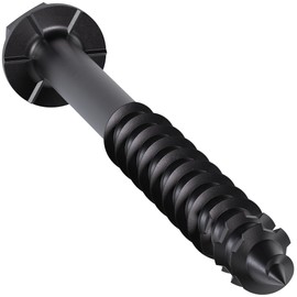 Simpson Strong-Tie Titen Turbo 1/4-in. x 2-3/4-in. Hex-Head Concrete and Masonry Screw, Black (100-Qty)