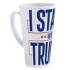 CafePress I Stand With Trump Light 17 oz Latte Mug