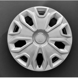 One Wheel Cover Hubcap Fits 2014-2019 Ford Transit 150,250 and 350; 16 Inch; 5 Y Spoke; Silver Color; Plastic; Standard Leg