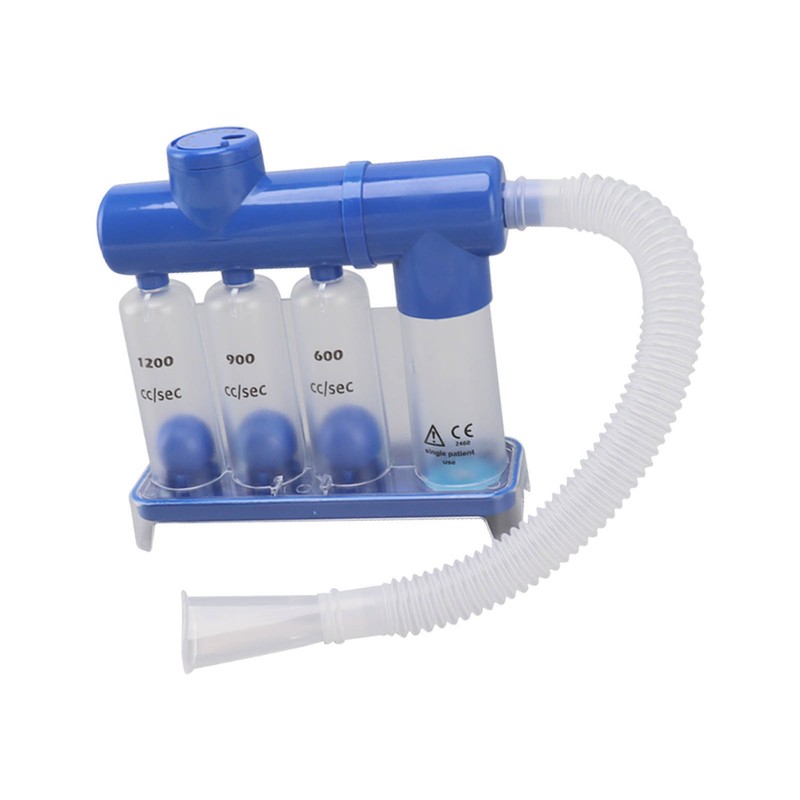 Respiratory Trainer Deep Breathing Lung Exerciser 3 Ball Inhaling Breath