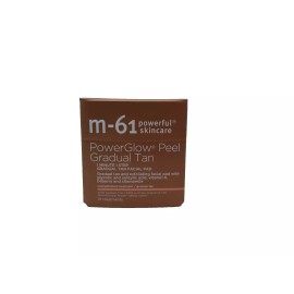 M-61 Powerful Skincare PowerGlow Peel Gradual Tan 10 Treatments /BNIB