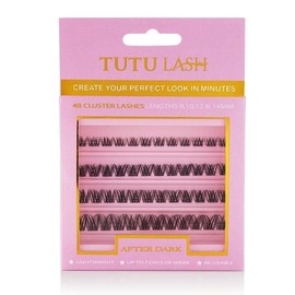 Tutu Lash After Dark DIY Cluster Lash Kit lashes bond/seal & applicator self application easy to apply lashes lash cluster box re-usable vegan (After Dark Kit Clusters Bond/Seal Applicator)