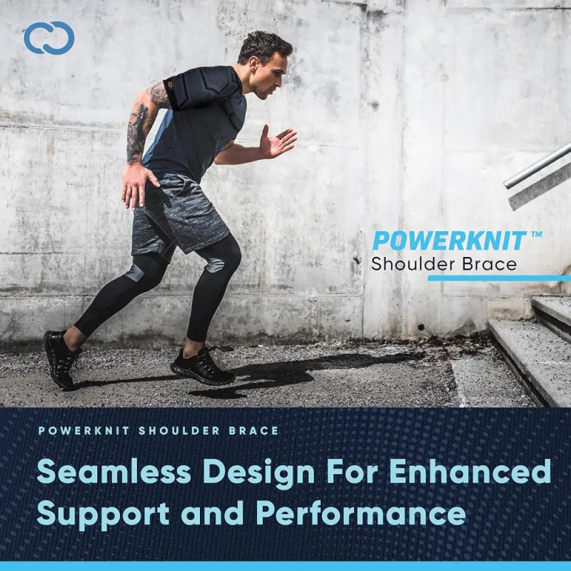 Powerknit 구리 압박 어깨 보조기 파워니트 기술로 남녀용 정형외과 회전근개
