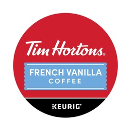 Tim Hortons French Vanilla Coffee, Single-Serve K-Cup Pods Compatible with Keurig Brewers, 72ct K-Cups, 6x12ct Boxes