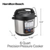 Hamilton Beach 6-in-1 Electric Pressure Cooker with Temperature Probe, Slow