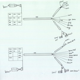 Motorcycle Handlebar Switch, 2PCS Universal 78'' Motorcycle Control Switch Left Side and Right Side Horn Turn Lights Electrical Start Switch