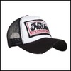 White Fang CA664 Mesh Cap, Damaged Processed, English Letters, For