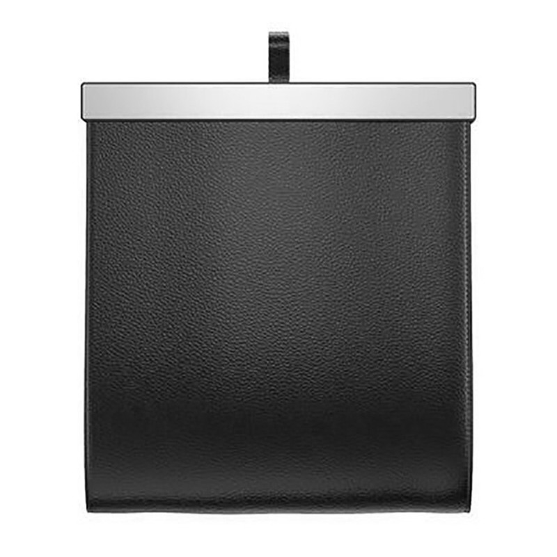 Leather Car Garbage Can Foldable Rear Seat Trashes Can Large