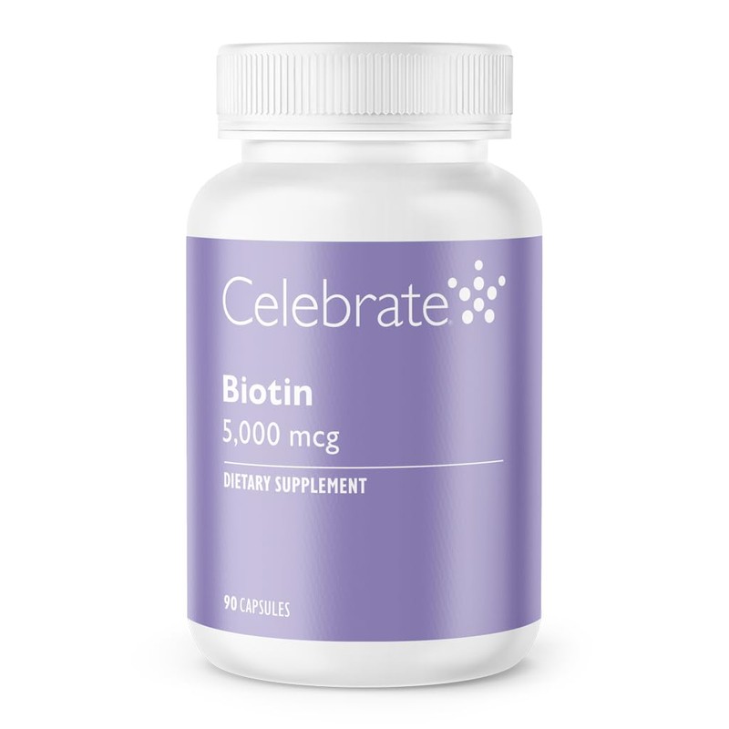 Celebrate Biotin 5,000 mcg - 90 Count