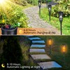 Toodour Solar Halloween Lights Outdoor, 6 Pack Solar Torch Lights
