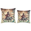 Arcane Mage Fantasy Digital Art Throw Pillow