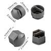 Pack of 20 Universal 17 mm Wheel Bolt Caps Set,