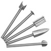 5 Pcs Wood Carving Engraving Drill Bit Set HSS Engraving