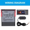 Shutao STC-3028 24V Temperature & Humidity Controller with Integrated Sensor,