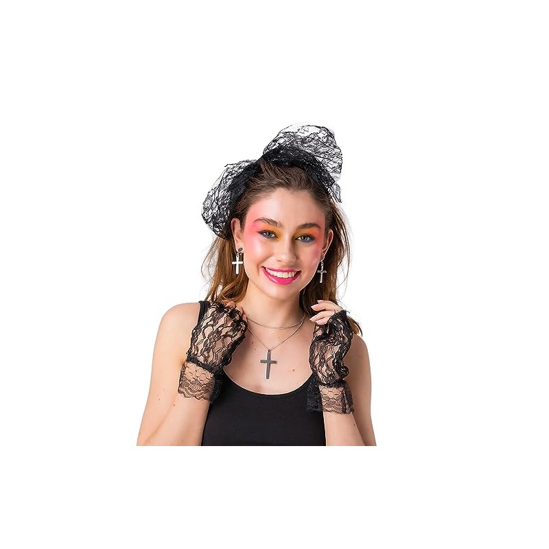 Wicked Costumes Adult 80's Material Girl Fancy Dress Accessory Set