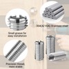 Pack of 10 Threaded Insert M8 to M6, 10 mm
