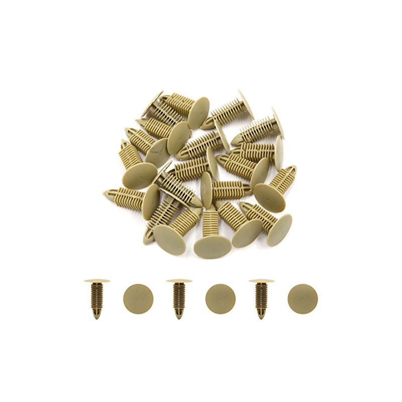 sourcingmap 20pcs 8mm x 8mm Hole Car Card Hole Trim