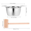 Kichvoe Pomegranate Peeler Stainless Steel Pomegranate Deseeder Peeling Tool with