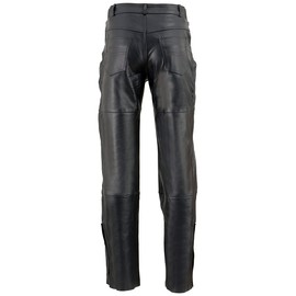 Milwaukee Leather Men's Premium Classic Casual Leather Motorcycle Riding Pants - 36
