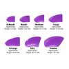 Purrdy Paws Soft Nail Caps for Dog Claws Purple Medium