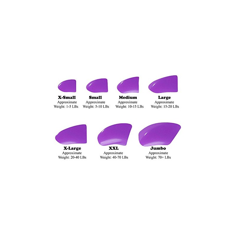 Purrdy Paws Soft Nail Caps for Dog Claws Purple Medium
