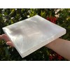 GAF TREASURES 6" Selenite Square Charing Plate, Selenite Charging Station