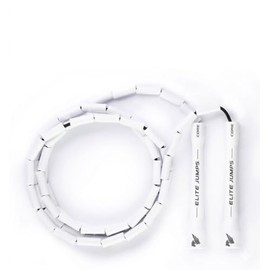 Elite Jumps | Cuerdas de saltar de PVC de 6 mm para fitness, cuerda de boxeo ajustable para interiores y exteriores con asas irrompibles y PVC ultra d