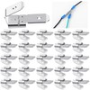 Double Piggyback Spade Connectors, 50Pcs Electrical Double Male Female Adapter,