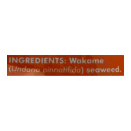 UD Emerald Cove Organic Pacific Wakame Laver Seasoned Silver Grade Sea Vegetables 1.76 oz Ready to Use Case of 6 Bulk Packaging