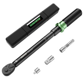 LLAVETOR 3/8 Drive Clic Torque Wrench Inch Pound, 7.38-81.18 ft.lb, ±3% Accuracy, Adjustable Torque Wrench for Bike, Motorcycle, Car Spark (4PCS (10-110NM))