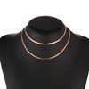 FindChic Women's Choker Snake Chain Necklace 32 cm 38 cm