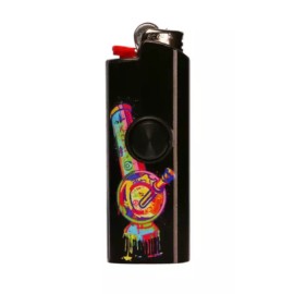 FLKR LYTR ORIGINAL BIC FLKR LYTR, FLICKER LIGHTER FIDGET SPINNER - LIGHTER CASE FOR BIC -