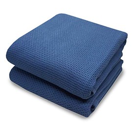 OriginLife Face Towel, Waffle Weave, Uneven, Quick-Drying, Absorbent, Breathable, 2-Piece Set, 100% Cotton, Resort Hotel Type, Resort Hotel Type, Anti-Bacteria, Stretchable, Thin, Smooth, Poppoko, Set